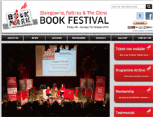 Tablet Screenshot of bookmarkblair.com